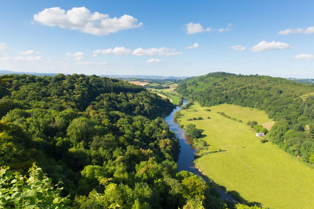 The river Wye and Wye Valley
