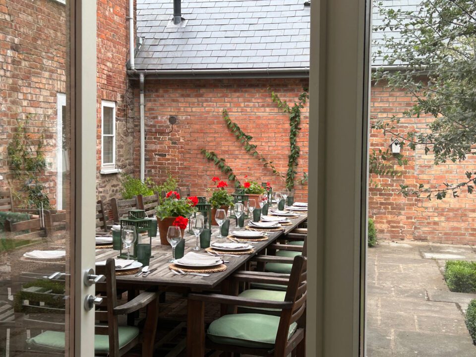 Large luxury holiday accommodation with gardens and social space for group bookings and family holidays | Monnington House and Cottages, Herefordshire