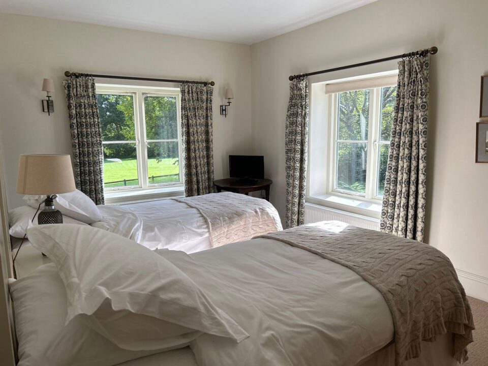 Tatiana is one of 9 bedrooms (all en-suite) in a large, luxurious and dog-friendly holiday home in Herefordshire | Monnington House